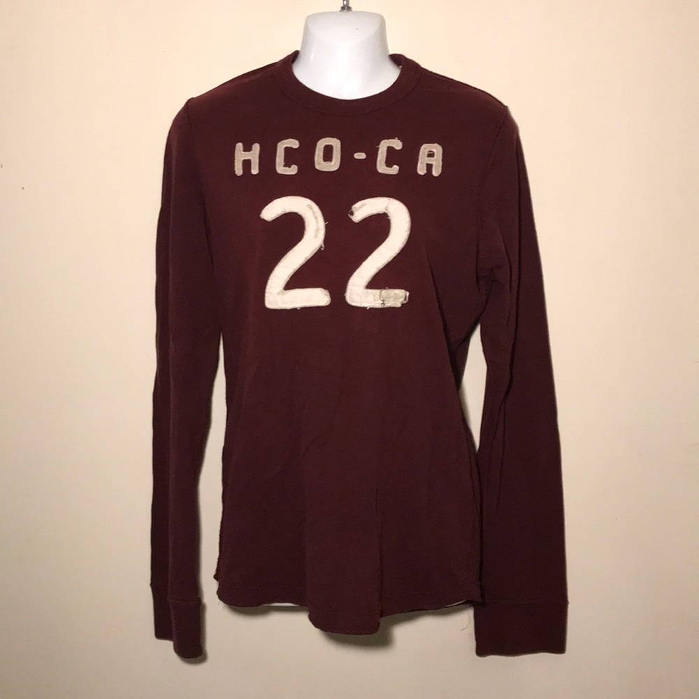 SALE Hollister Distressed Crew Sweatshirt